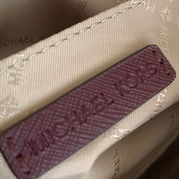 Michael Kors Jet Set Burgundy/Purple Crossbody Bag Coated canvas - Picture 12 of 12